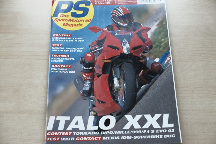 Deckblatt PS Sport Motorrad (05/2003)